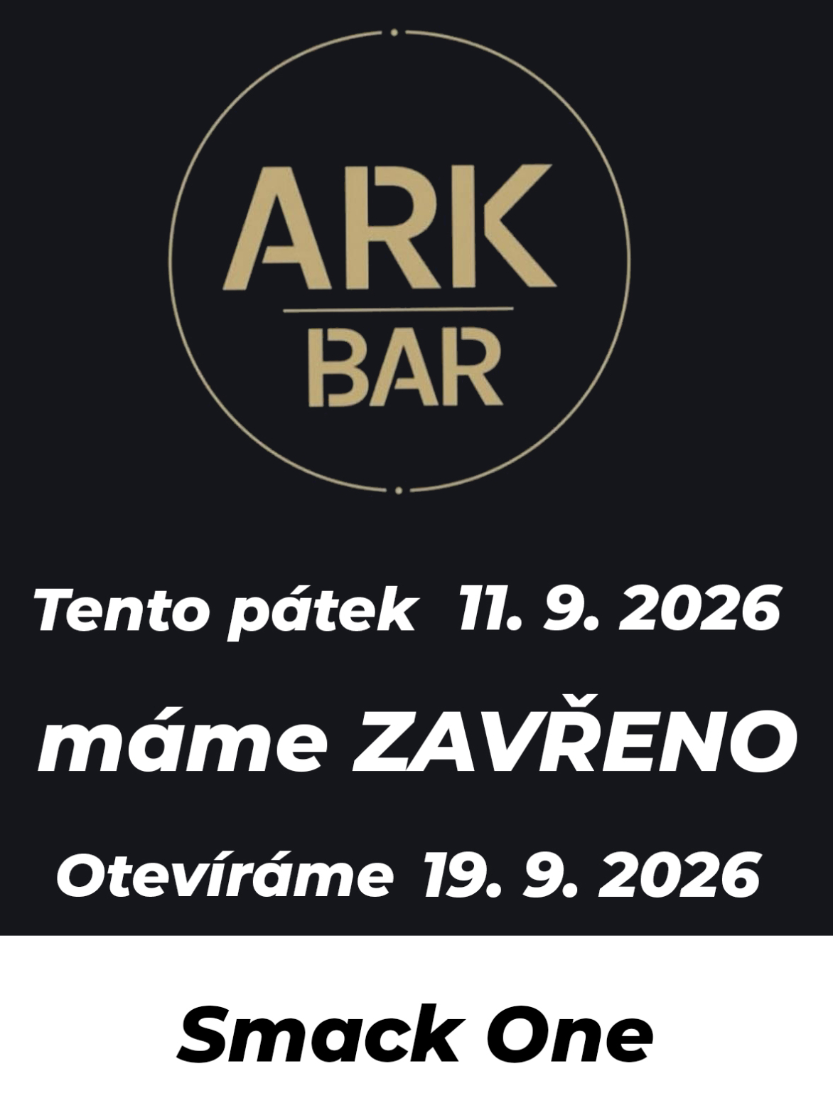 Tento pátek zavřeno